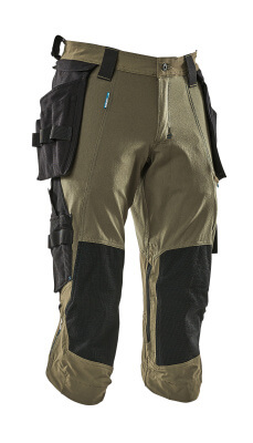Dreiviertel-Hose, Hängetaschen, Stretchs