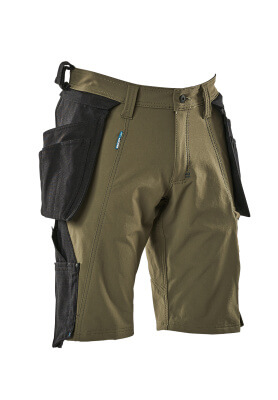 Shorts mit abnehmbaren Hängetaschen